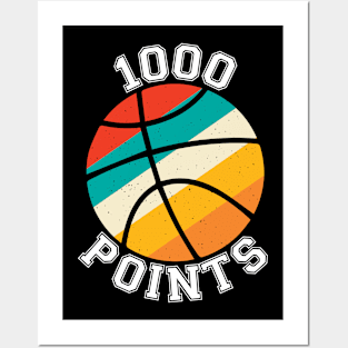 1000 Points Basketball Scorer High School Basketball Mom Posters and Art